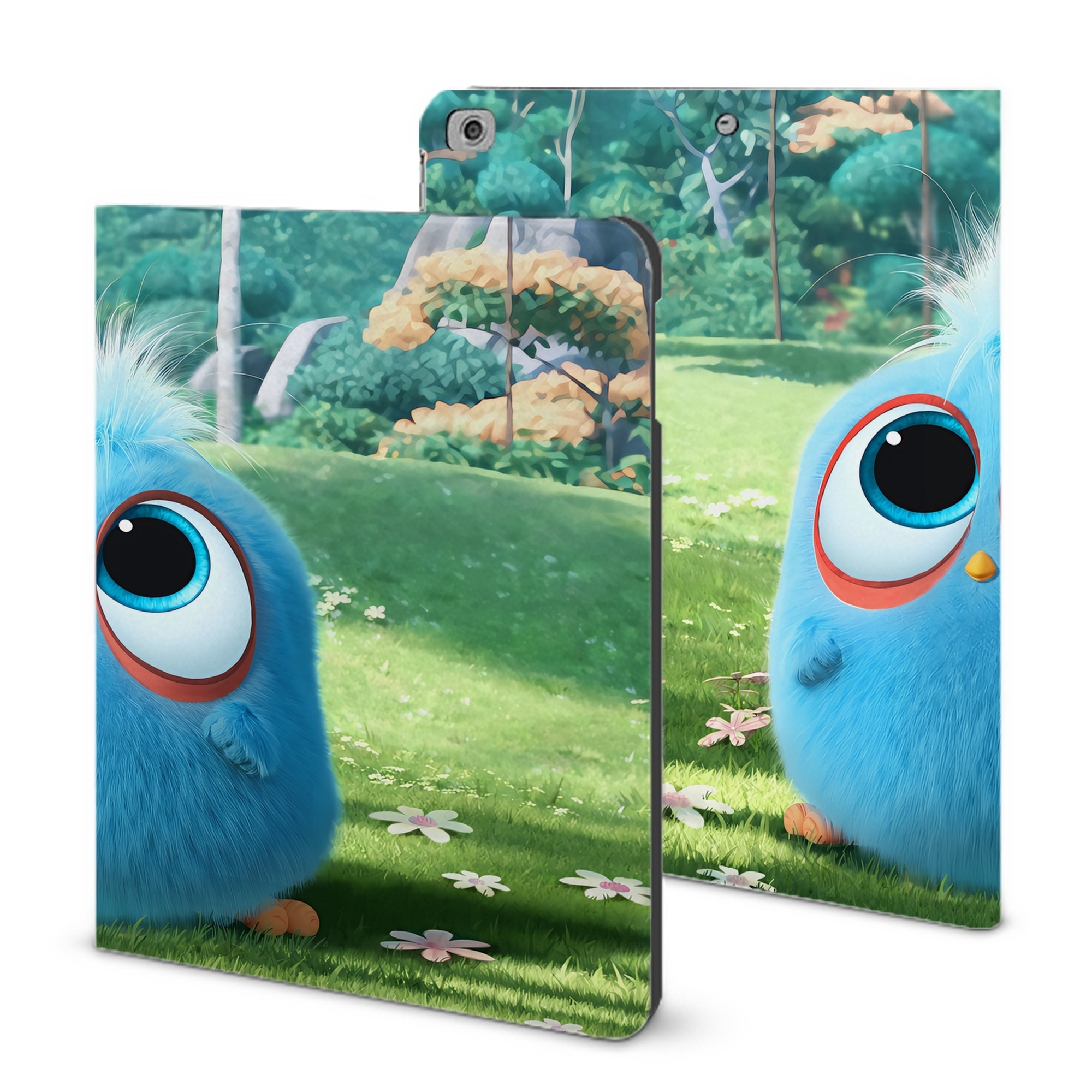 （画像用） Angry Birds アングリーバード IPad ケース ブック型 PUレザー TPU 耐衝撃 軽量 薄型 ペン収納なし 全面保護 IPad 各モデル対応